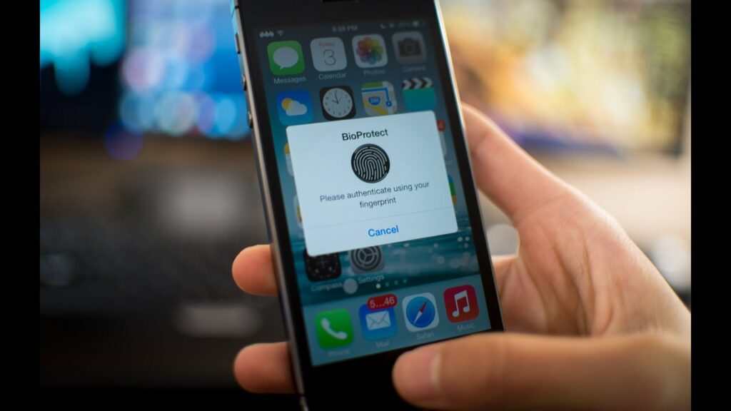 Блокировка iPhone с помощью Touch ID